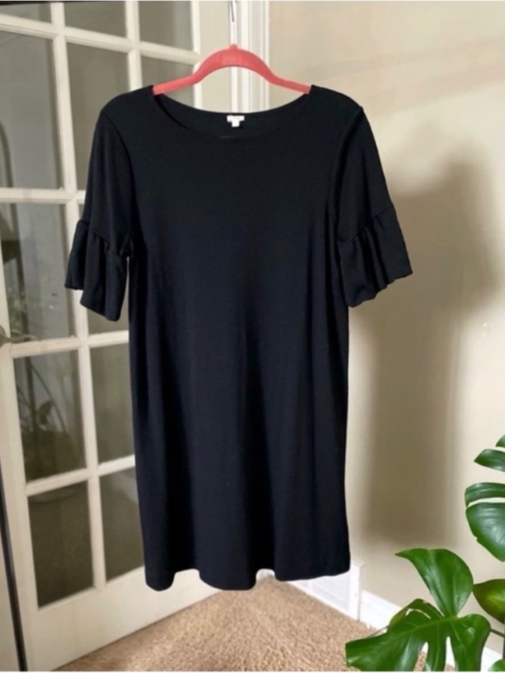 JCrew Black Wool Dress Size L